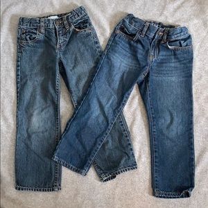 Lot of 2 boys 4T jeans (Old Navy/Childrens Place)